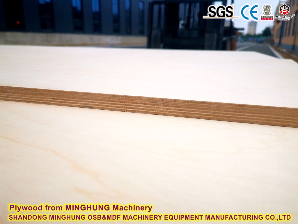 Plywood from MINGHUNG Plywood Machine Sperrholz von MINGHUNG Plywood Machine