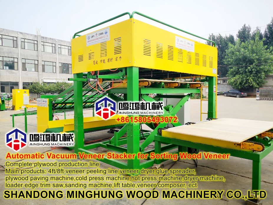 empilhador de folheado a v&aacute;cuo