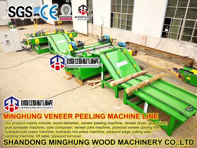 Starke und genaue 2600-mm-Furniermaschine für hochwertiges Holzfurnier