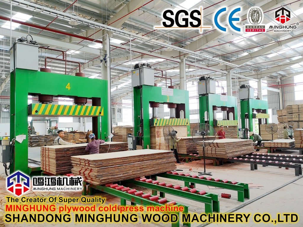 Kaltpressmaschine für Sperrholzherstellungsmaschine