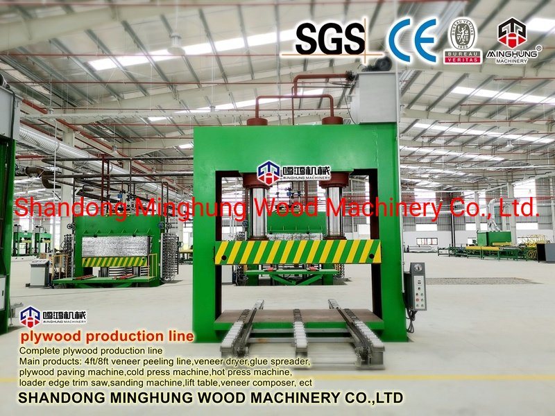 500t Sperrholz-Kaltpressmaschine für Holzbearbeitungsmaschinen