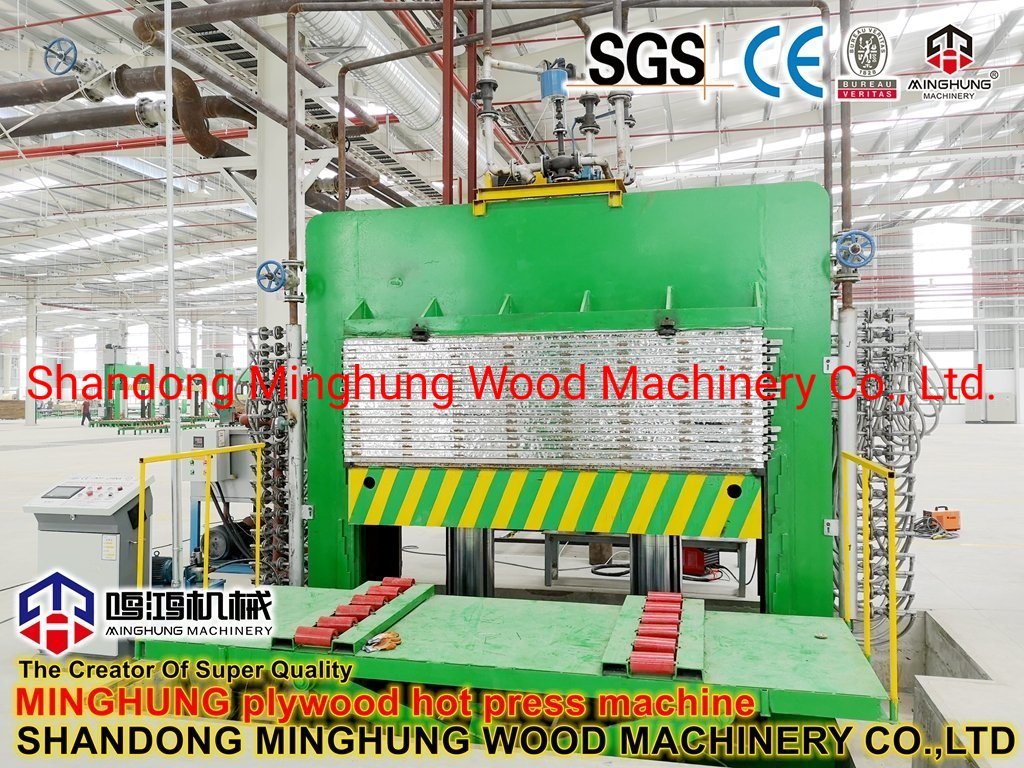 Heißpressmaschine für die Produktion von filmbeschichtetem Sperrholz für Sperrholz für Baumöbel