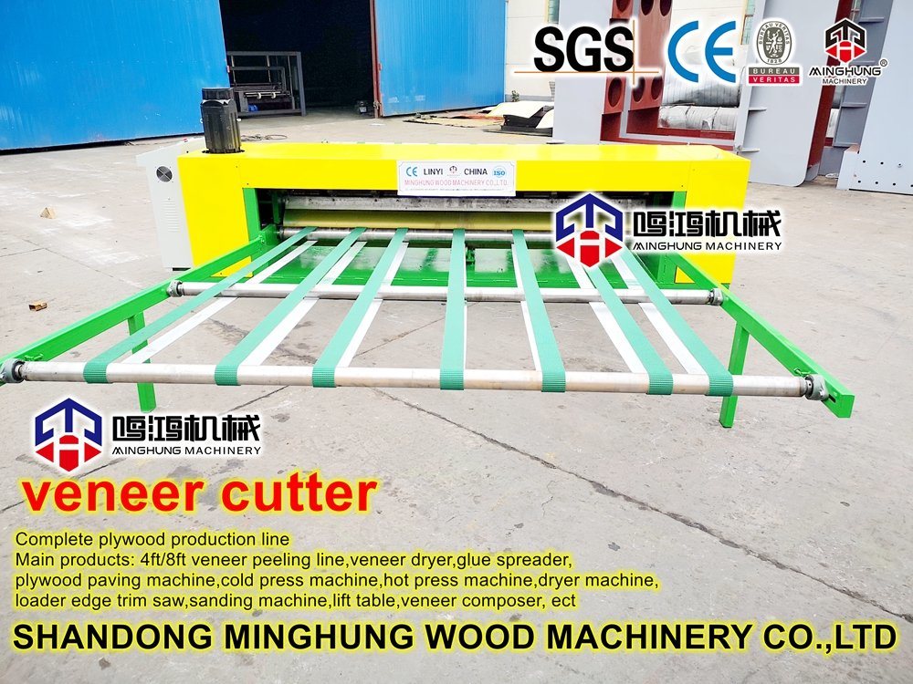 Holzschneidefurniermaschine für Holzschälmaschine