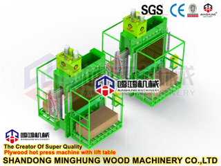 Sperrholz-Heißpressmaschine mit hocheffizienter Heizübertragung
