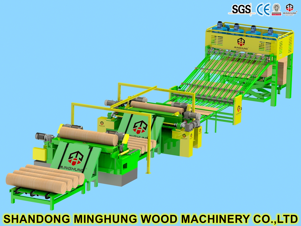 Holzbearbeitungsdrehmaschine Holzschäldrehmaschine für Holzfurnier