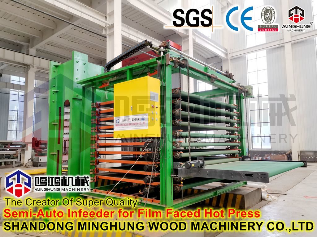Holz-Heißpressmaschine/Melamin-Heißpresse für Bausperrholz