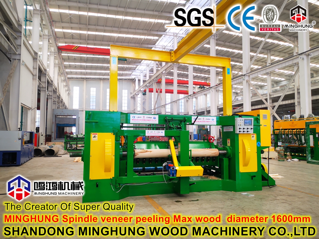 Spindelfurnierschaltmaschine Linie