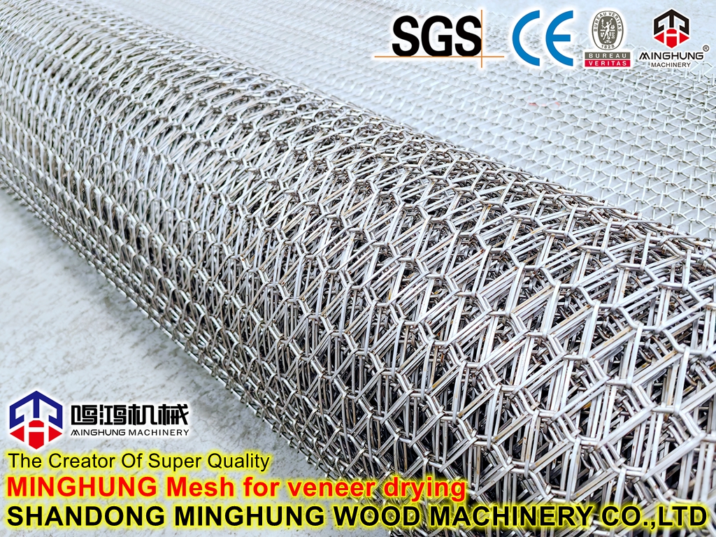 Edelstahldraht der Furniertrocknungsmaschine