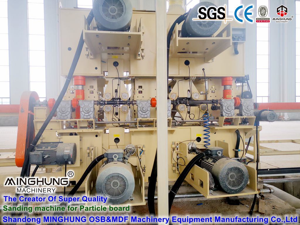 China-Schleifmaschinenschleifer für Holzwerkstoffplatten, Spanplatten, Spanplatten, OSB, MDF, HDF-Produktionslinie 
