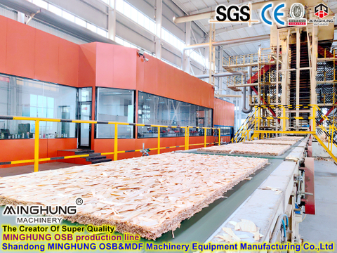 25-mm-Spanplatten-Holzbearbeitungsmaschinen OSB-Produktionslinienausrüstung