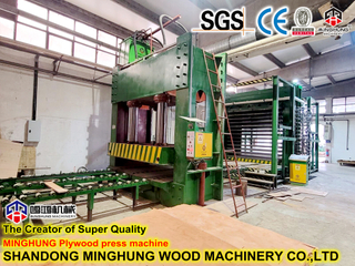 15 Decks Holzbearbeitungs-Sperrholz-Heißpressmaschine für Innen- und Außensperrholz