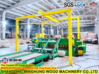 Spindellose Furnierschäldrehmaschine aus China