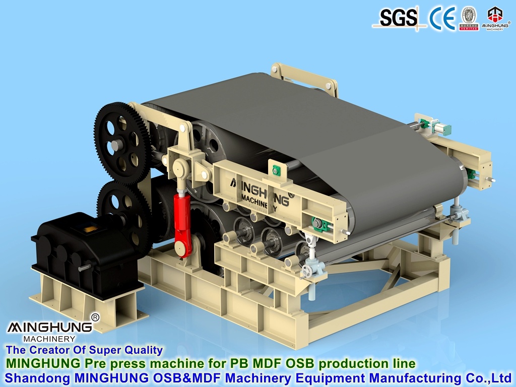 Minghung-Vorpressmaschine für die PB-OSB-MDF-Produktionslinie