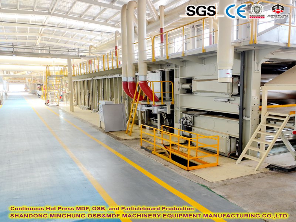 Continuous Hot Press MDF, OSB und Partikettsproduktion