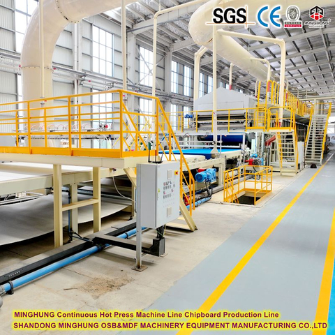 Customized OSB Continuous Flat Press Production Line mit 12-Zone-unabhängiger Temperaturregelung 