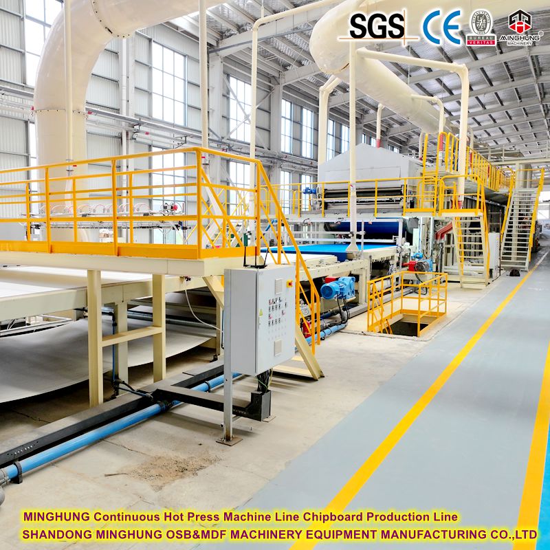 Customized OSB Continuous Flat Press Production Line mit 12-Zone-unabhängiger Temperaturregelung 