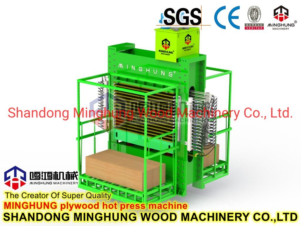 Hydraulische Sperrholz-Heißpressmaschine Holzbearbeitungsmaschinen zur Herstellung von Sperrholz