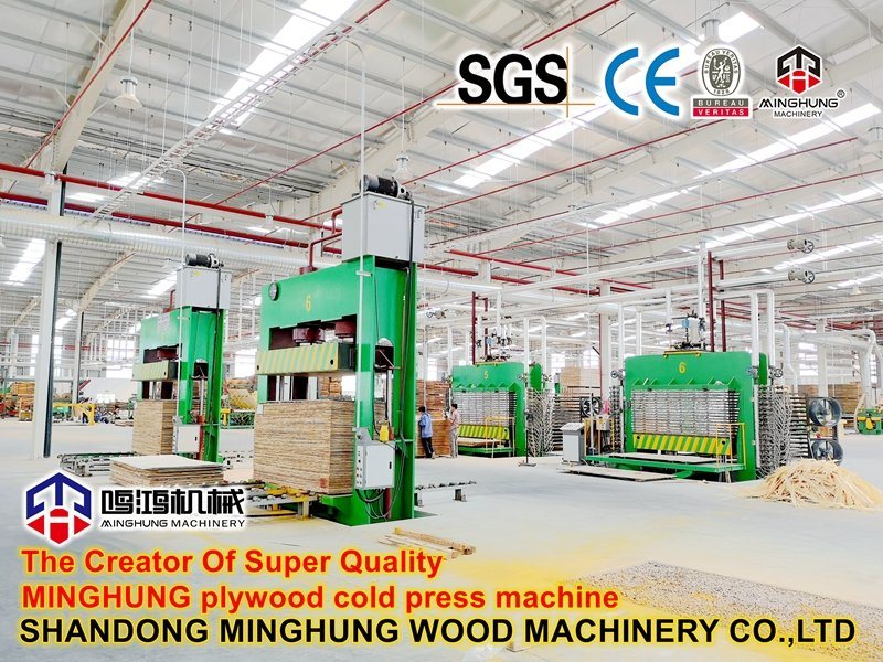 Hydraulische Kaltpressmaschine für Sperrholzfurnier für Holzbearbeitungsmaschinen