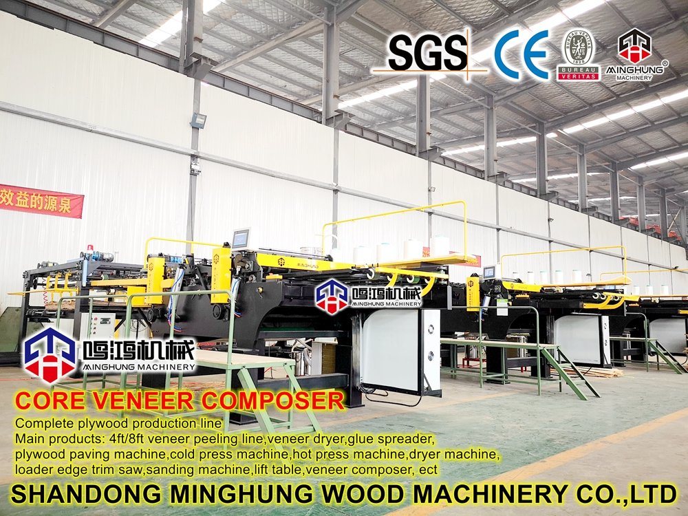Furnierverbindungsmaschine für Sperrholzherstellungsmaschine