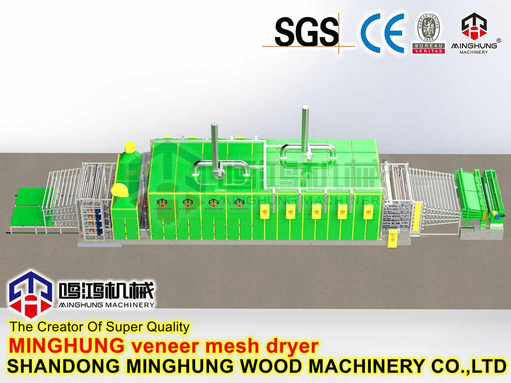 Kernfurniertrockner-Trocknungsmaschine für die Sperrholzproduktionslinie