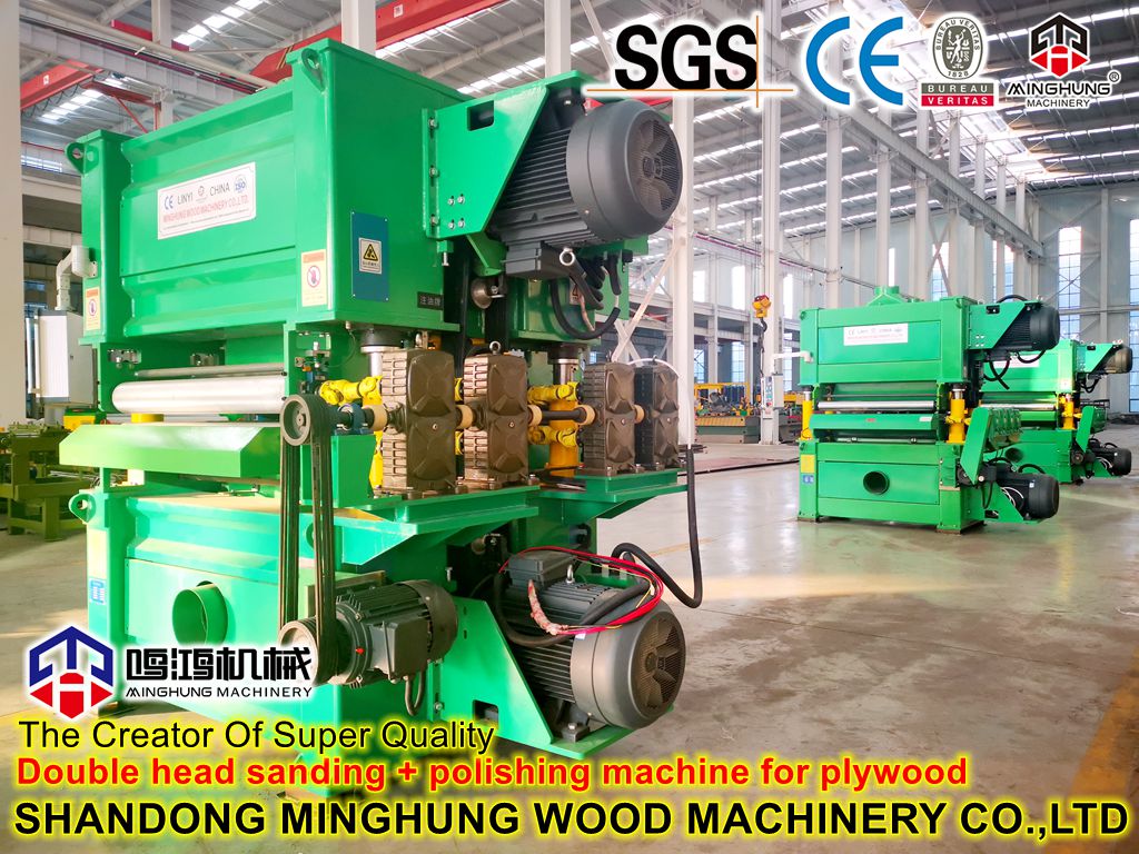 MINGHUNG Doppelkopf-Schleif- und Poliermaschine für Sperrholz