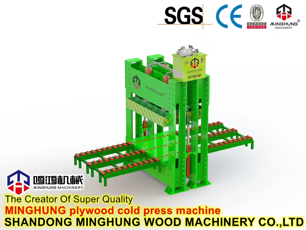 Sperrholz-Kaltpressmaschine mit Doppelrahmen