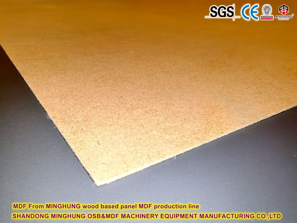 3mm 5 mmmmdf von MINGHUNG Holzbasis MDF -Produktionslinie