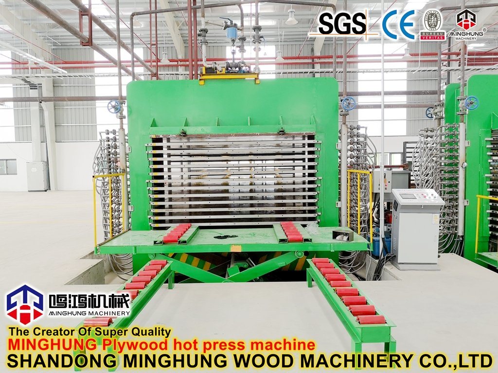 Hydraulische Sperrholz-Kalt-Warm-Presse für Holzbearbeitungsmaschinen