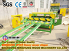 Furnierschneidemaschine mit Schälmaschine