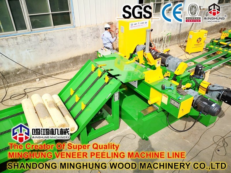 8-Fuß-Holzschälmaschine für die Furnierherstellung