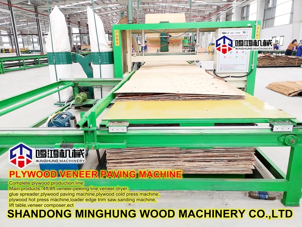 Automatische Förder- und Schneidemaschine für die Sperrholzproduktion