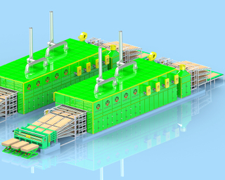 China Plywood Wood Based Panel Machinery: Kernfurnierwalzen-Netztrocknungsmaschinen für die Produktionslinie zur Kernfurnierherstellung