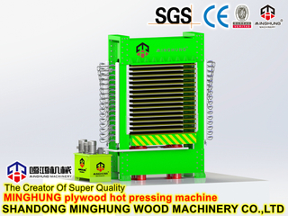 Hydraulische Pressmaschine Heißpressmaschine zur Herstellung von Baustoffsperrholz