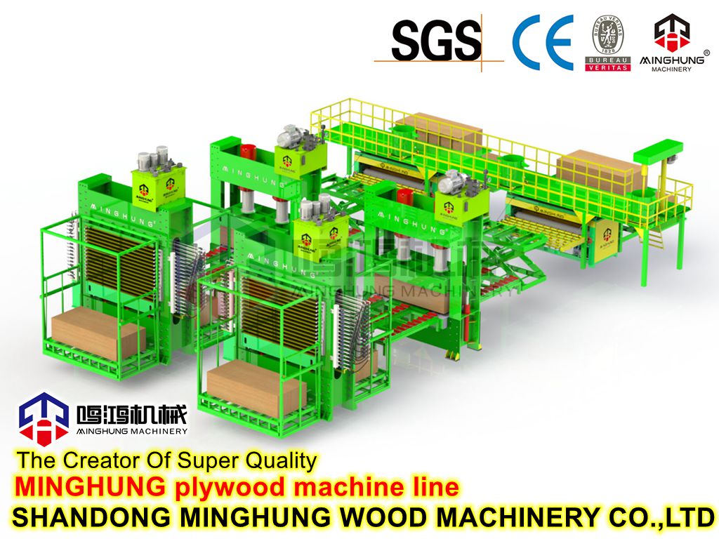 Heißpresse für Standard-Sperrholzgröße 1250 x 2500 mm
