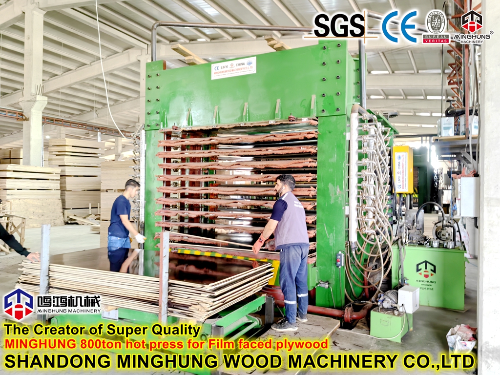 800-Tonnen-Heißpresse für folienbeschichtetes Sperrholz