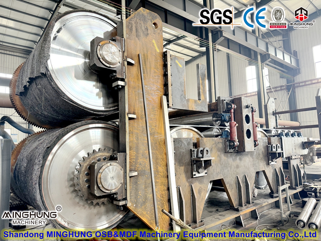 kontinuierliche Vorpressmaschine f&uuml;r MDF-OSB-Spanplatten