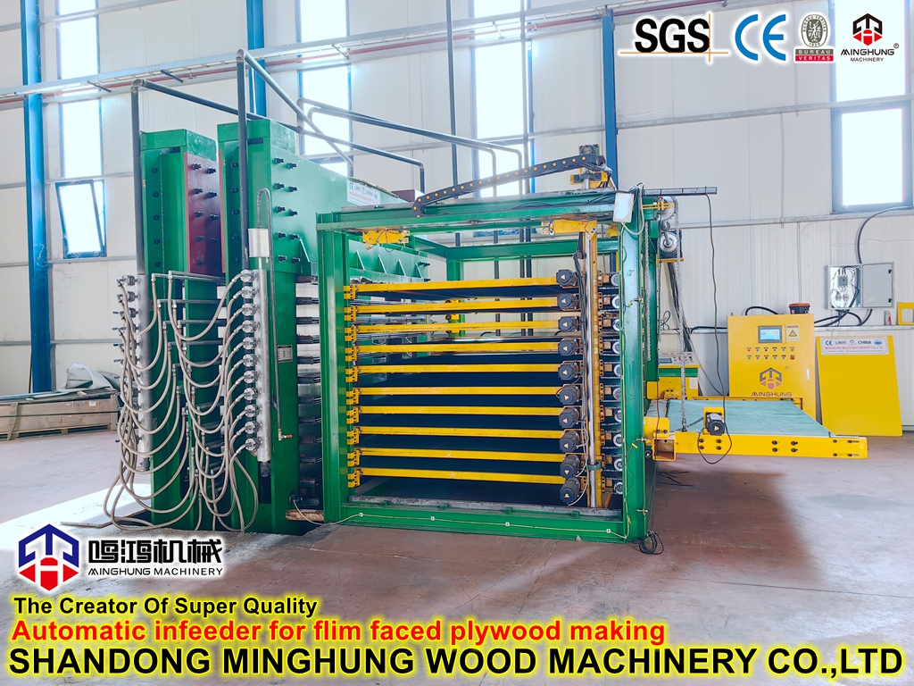 800-Tonnen-Heißpressmaschine aus Sperrholz mit Laminierfolie
