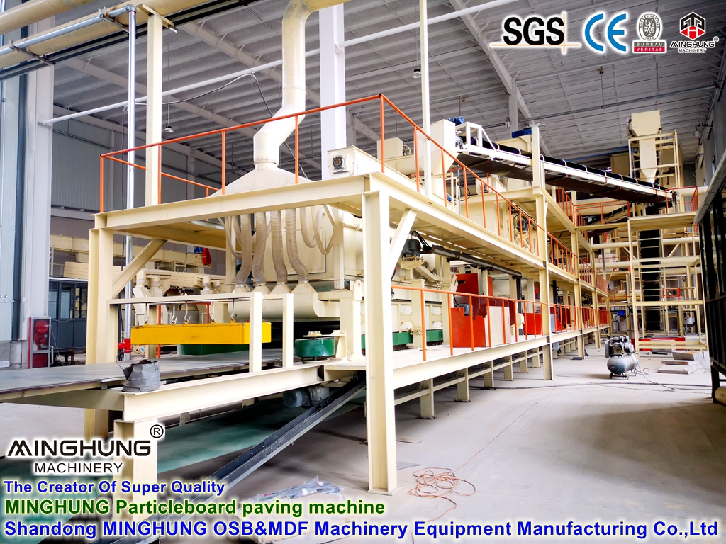 Produktionsmaschinenlinie für Spanplatten OSB/LVL (Oriented Strand Board) in Shandong