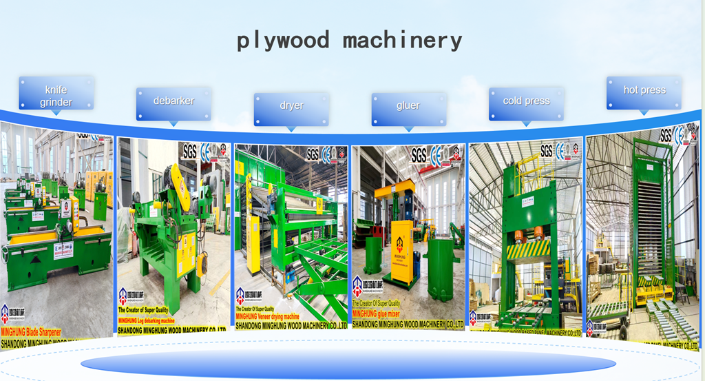 plywood machines Minghung-Sperrholzmaschinen