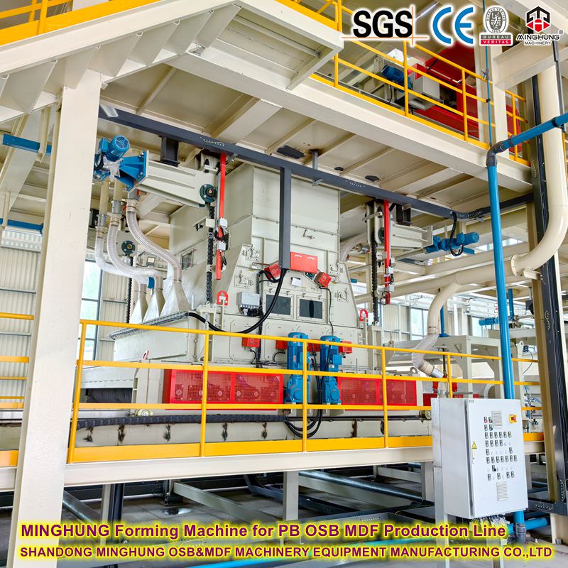 MINGHUNG Formungsmaschine für PB OSB MDF -Produktionslinie