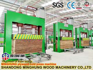Kaltpressmaschine zur Herstellung von Sperrholz mit Siemens-Motor