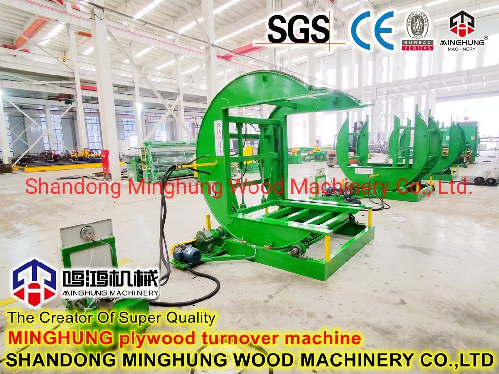 Wendemaschine für die Sperrholzproduktion