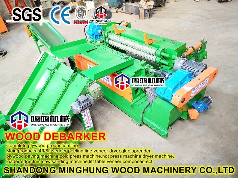 Holzentrindungsmaschine für Holzbearbeitungsmaschinen