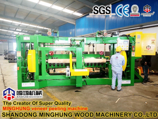 Spindelholzbearbeitungsschälmaschine für Sperrholzfurnier