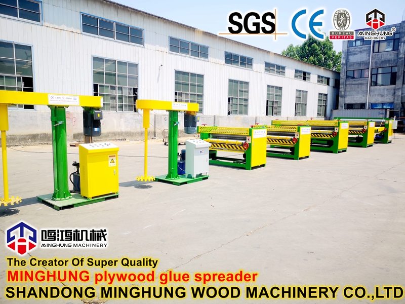 Leimauftragsmaschine für die Sperrholzherstellung
