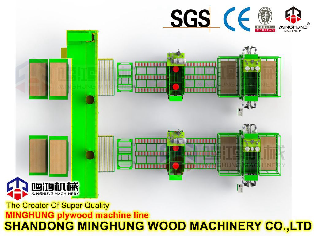 Hydraulische Heißpressmaschine für Holzbearbeitungsmaschinen zur Sperrholzproduktion