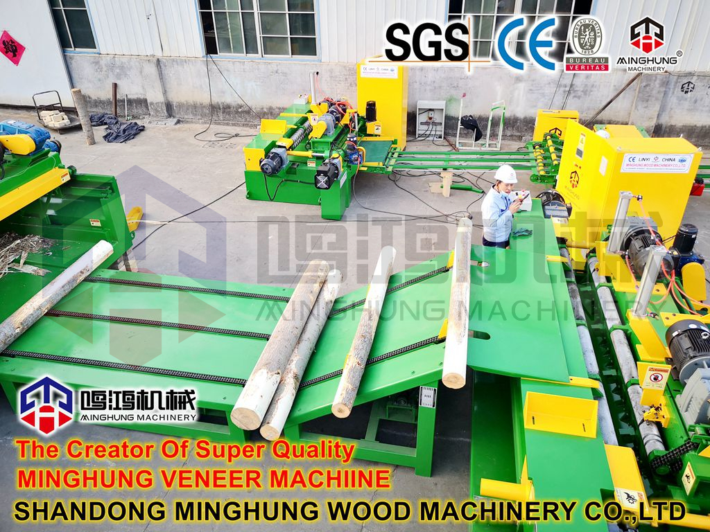 MINGHUNG FURNIERSCHNEIDEMASCHINE