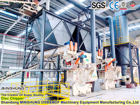 Fabrik für Maschinen zur Herstellung von Spanplatten in China