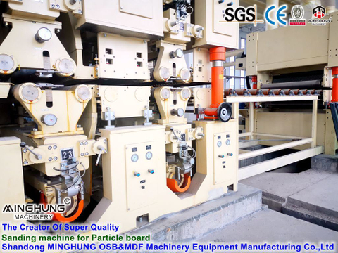 Hochleistungs-Breitbandschleifmaschine/Breitband-Holzkalibriermaschine für die Herstellung von OSB-MDF-HDF-LVL-Spanplatten 