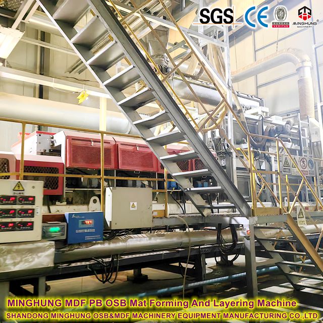 MINGHUNG MDF PB OSB -MAT -Bildungs- und Schichtmaschine
